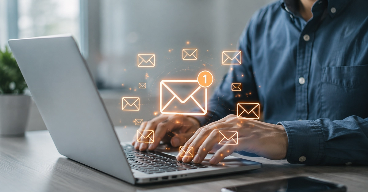 A report that sits in your inbox unread. An email in an Outlook inbox that has a subject line of “FOR ACTION: Your Cyber Security Assessment Results”. It's the only unread email, so it will be in bold. Please make this obvious to the scanner.